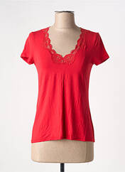Top/Caraco rouge ANTIGEL pour femme seconde vue