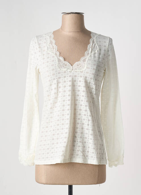 Top/Caraco blanc ANTIGEL pour femme