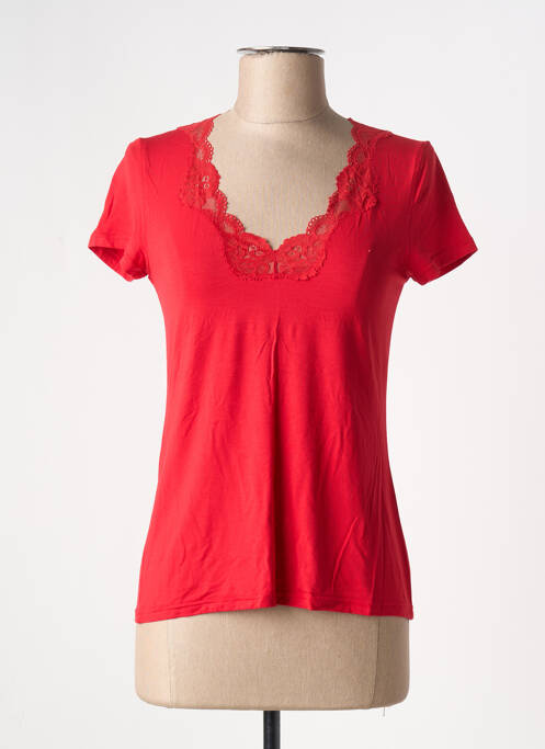 Top/Caraco rouge ANTIGEL pour femme