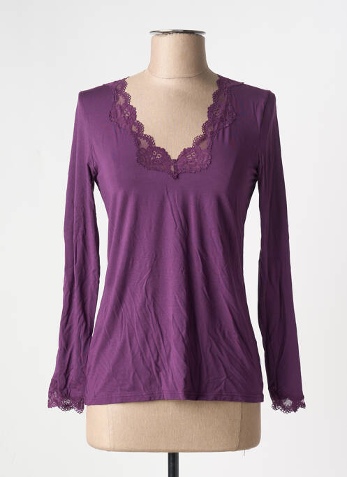 Top/Caraco violet ANTIGEL femme