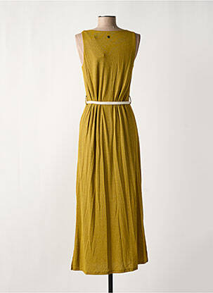 Robe longue sans manche sans manche vert LOLA ESPELETA femme