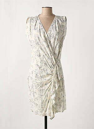 Robe courte sans manche sans manche blanc EVA KAYAN femme