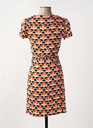 Robe courte manches courtes manches courtes orange LOLA ESPELETA femme