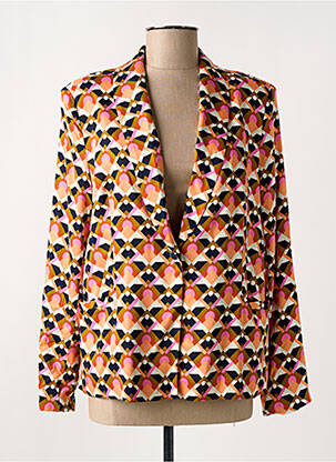 Blazer coupe cintrée orange LOLA ESPELETA femme