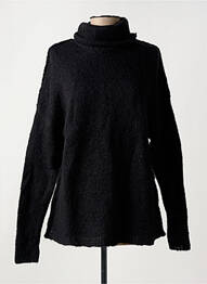 Pull maille tricot manches longues noir COSTA 8 MANI femme