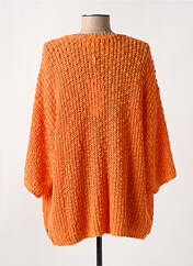 Gilet manches longues orange CREAM pour femme seconde vue