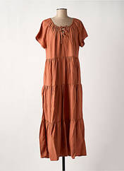 Robe longue marron CREAM pour femme seconde vue