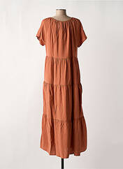 Robe longue marron CREAM pour femme seconde vue