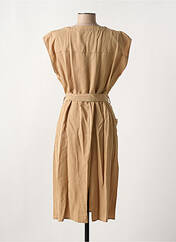 Robe mi-longue beige CREAM pour femme seconde vue