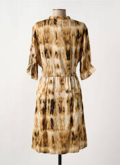 Robe mi-longue beige CREAM pour femme seconde vue