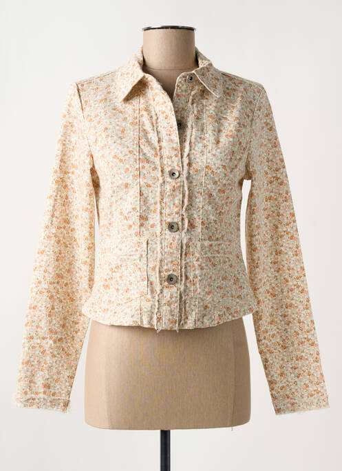 Veste casual col chemisier beige CREAM femme