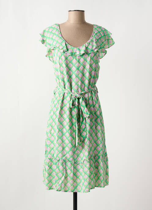 Robe mi-longue vert FRACOMINA pour femme