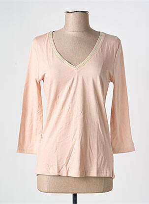 T-shirt manches 3/4 manches 3/4 rose CREAM femme