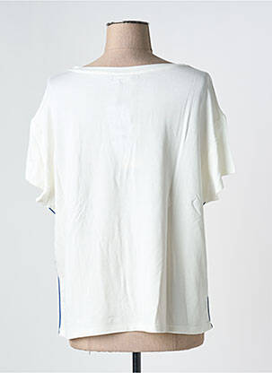 T-shirt imprimé fantaisie manches courtes beige BARBARA LEBEK femme