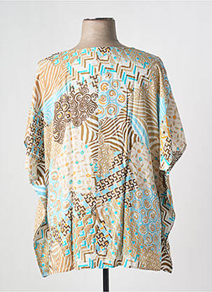 Tunique manches courtes manches mi-longues beige BARBARA LEBEK femme