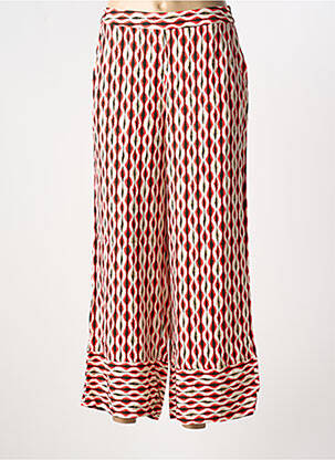 Pantalon 7/8 taille haute taille haute orange LOLA ESPELETA femme