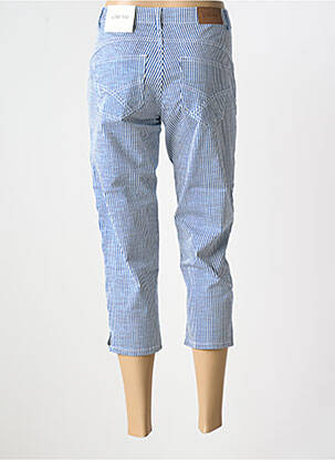 Pantacourt stretch taille basse bleu CREAM femme