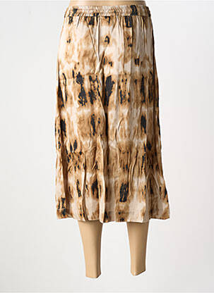 Jupe mi-longue taille normale marron CREAM femme
