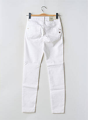 Jeans coupe slim stretch taille normale blanc CREAM femme