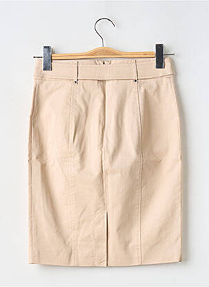 Jupe courte poches beige MORGAN femme