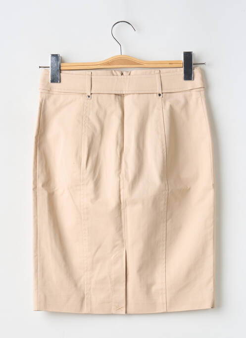 Jupe courte beige MORGAN pour femme