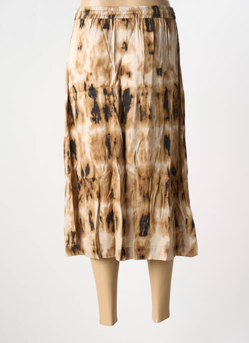 Jupe mi-longue marron CREAM pour femme