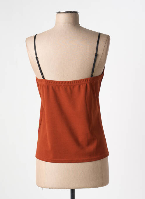 Top orange FILLE A SUIVRE pour femme