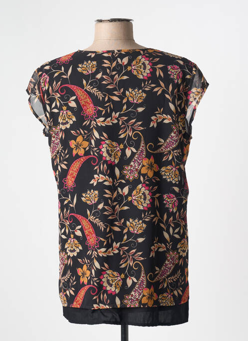 Tunique manches courtes noir 7 SEASONS pour femme