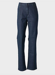 Jeans coupe slim tissage brut taille normale bleu LCDN femme