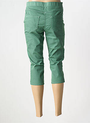 Pantacourt stretch taille normale vert CONCEPT K femme