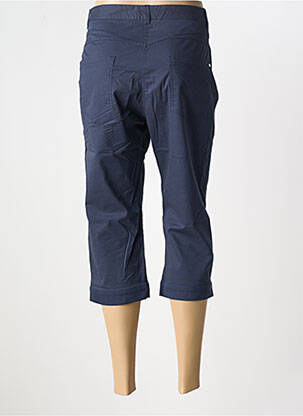 Pantacourt tissage popeline taille normale bleu CONCEPT K femme