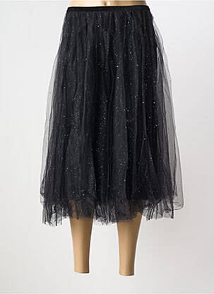 Jupe mi-longue coupe évasée noir CREAM femme