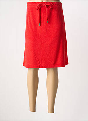 Jupe mi-longue taille normale rouge CREAM femme