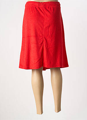 Jupe mi-longue stretch rouge CREAM femme