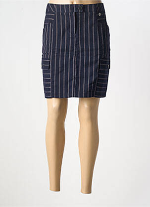 Jupe courte poches bleu LOLA ESPELETA femme