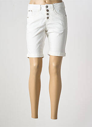 Bermuda slim taille normale blanc CREAM femme