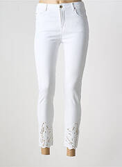 Jeans skinny blanc FRACOMINA pour femme seconde vue