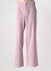 Pantalon droit rose CREAM pour femme seconde vue