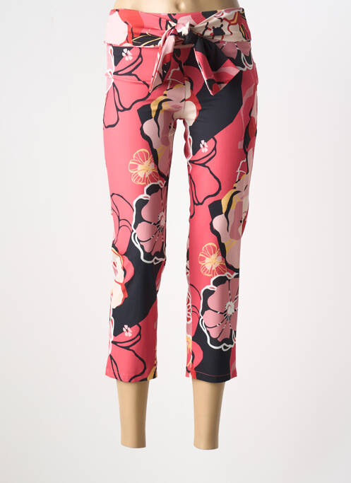 Pantacourt taille haute taille haute rose XT STUDIO femme