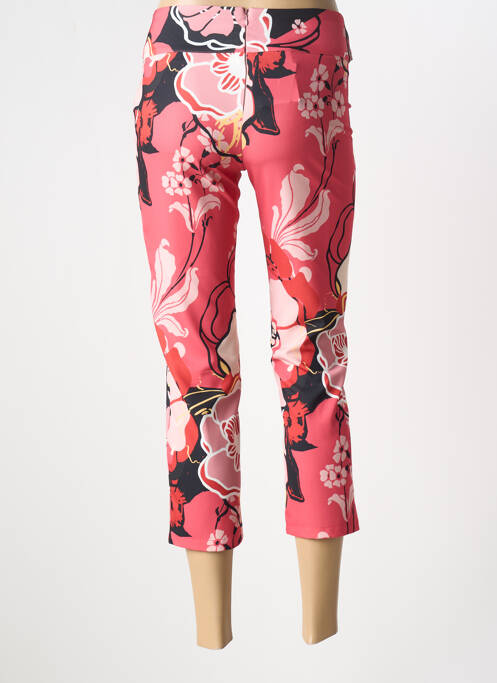 Pantacourt taille haute taille haute rose XT STUDIO femme