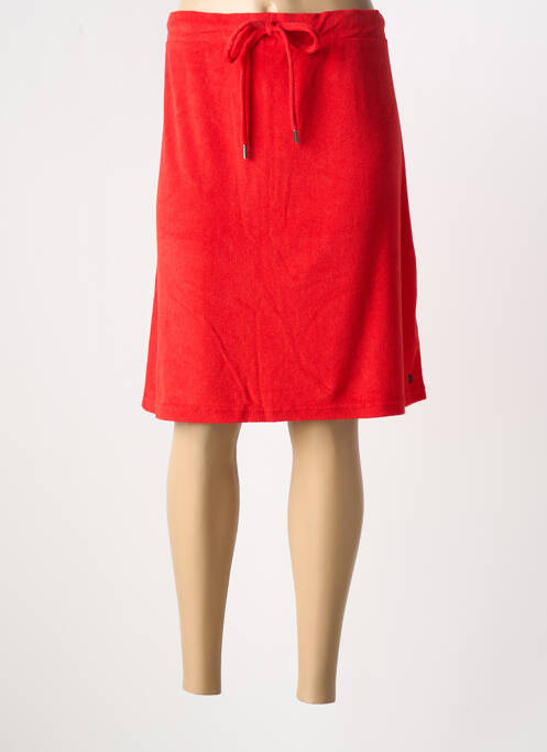 Jupe mi-longue taille normale rouge CREAM femme