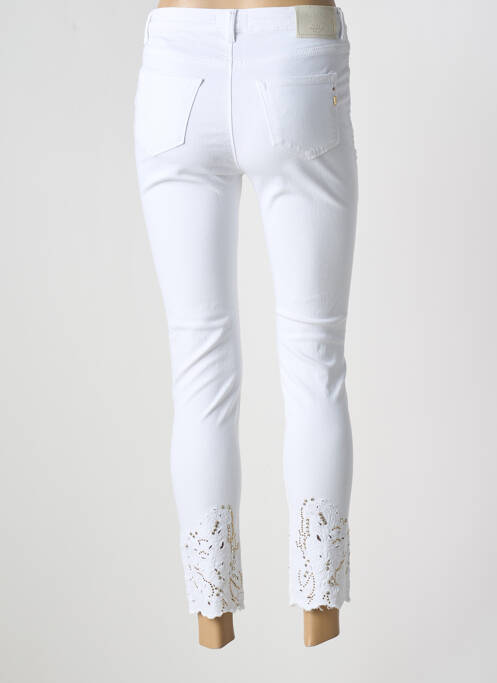 Jeans skinny blanc FRACOMINA pour femme