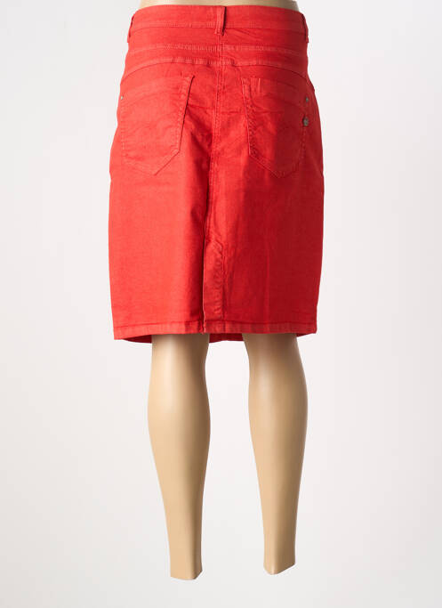 Jupe mi-longue rouge CREAM pour femme