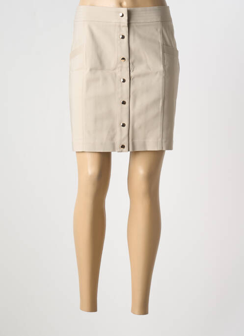 Mini-jupe beige MORGAN pour femme