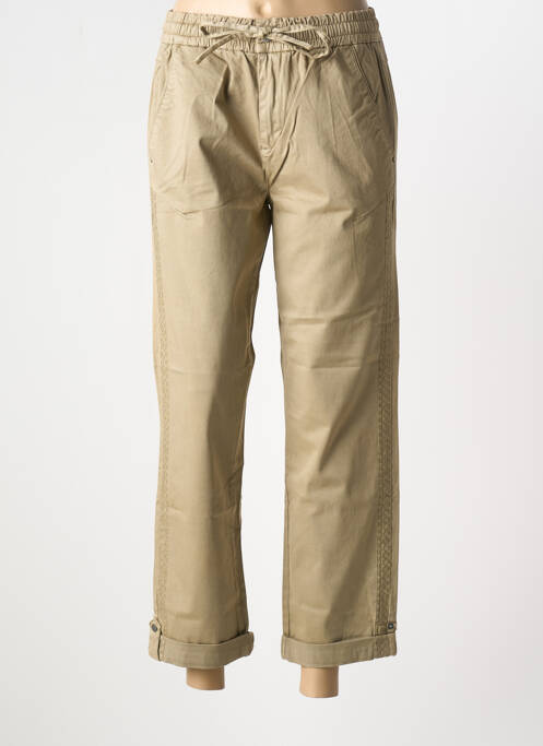 Pantalon 7/8 marron CREAM pour femme