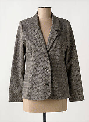 Blazer manches longues noir GEVANA femme
