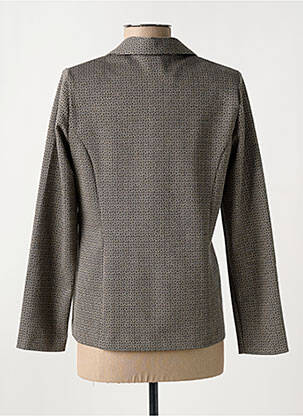 Blazer manches longues noir GEVANA femme
