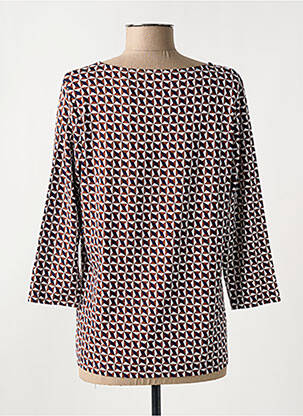 Blouse imprimé fantaisie manches 3/4 noir RABE femme