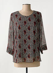 Blouse noir GEVANA pour femme seconde vue