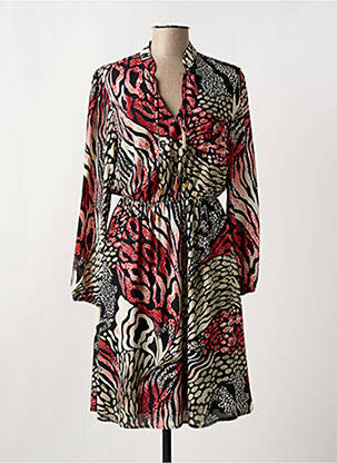 Robe mi-longue noir BATIDA pour femme